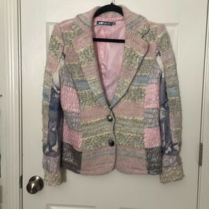 Lulu H Paris Kint Pastel Cardigan. Size Medium